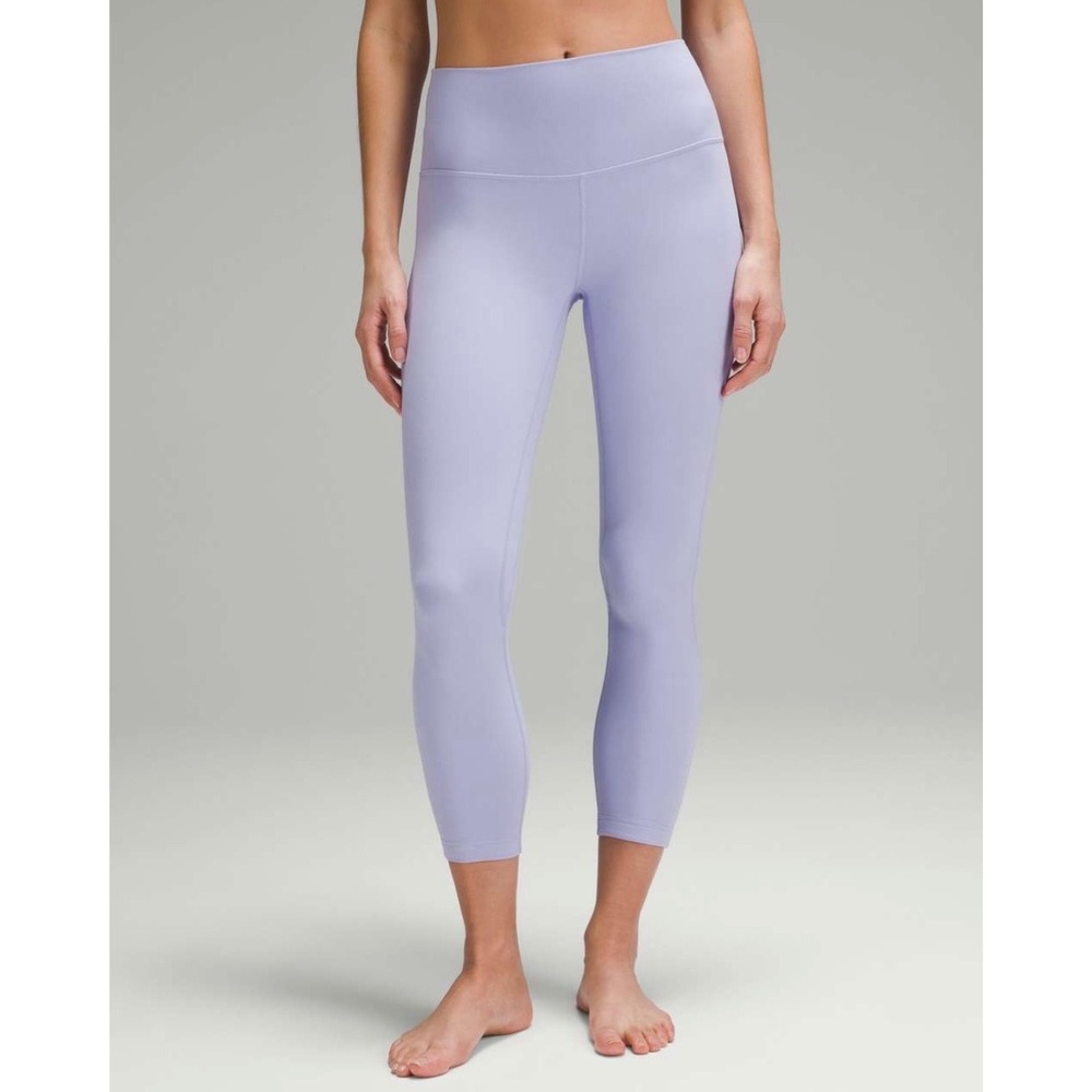 Lululemon Align High-Rise Pant 25" Lilac Smoke 10 Yoga Gym Workout Athletic‎